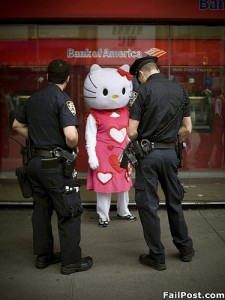 Hello Kitty Arrested