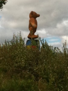 Steiff bear in Giengen